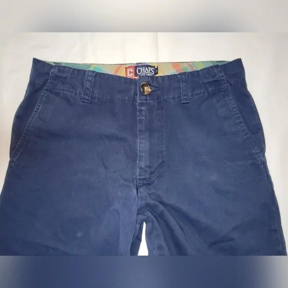 Chaps Boys Navy Blue Dress Pants Size 8 - Picture 3 of 12